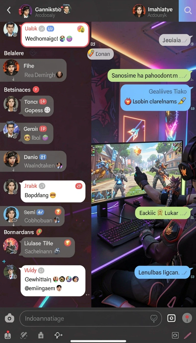 333v - Screenshot menampilkan antarmuka permainan yang interaktif.
